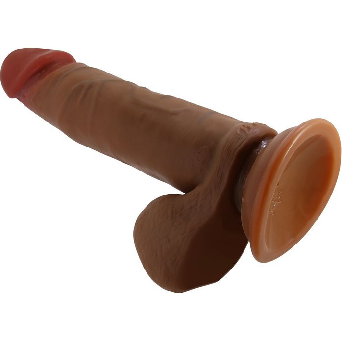Реалистичный вибратор на присоске Abel - 21 см. Фотография 5.