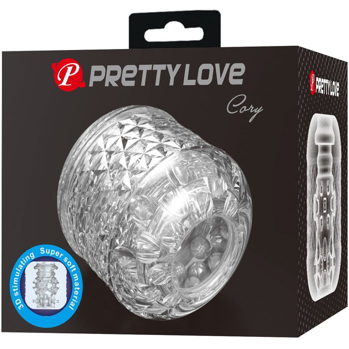 Прозрачный мастурбатор Cory - Pretty Love. Фотография 3.