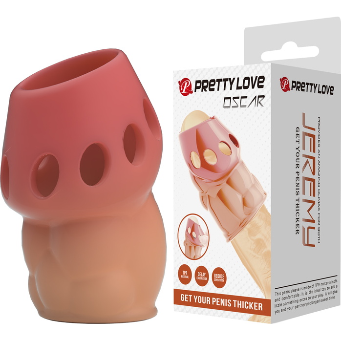 Реалистичная насадка на пенис Oscar - Pretty Love. Фотография 2.