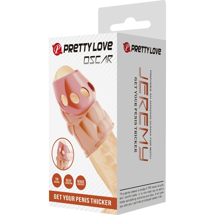 Реалистичная насадка на пенис Oscar - Pretty Love. Фотография 9.