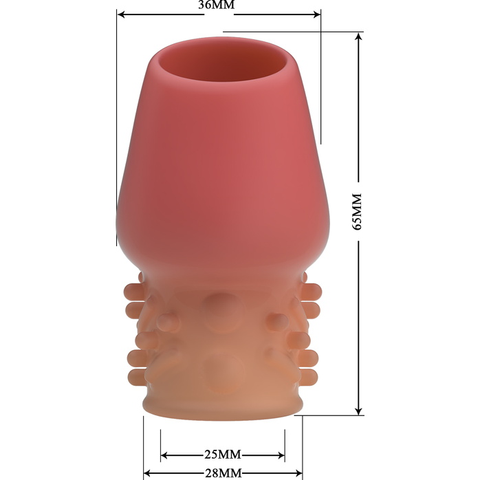 Реалистичная насадка на пенис Matias - Pretty Love. Фотография 4.