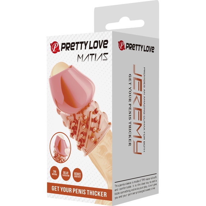 Реалистичная насадка на пенис Matias - Pretty Love. Фотография 9.