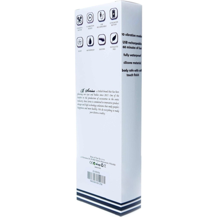 Фиолетовый вибратор для массажа точки G - 20 см. Фотография 11.