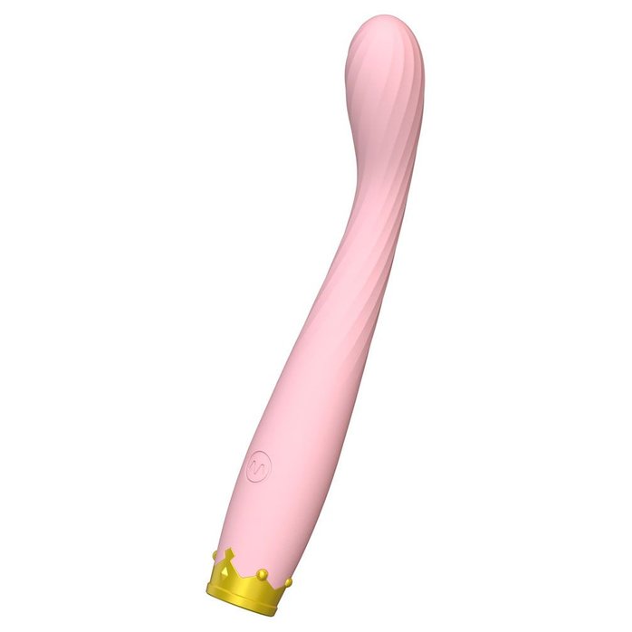 Розовый вибратор для точки G - 17,8 см. Фотография 2.