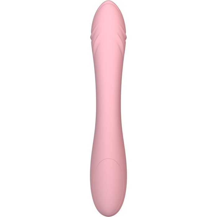 Розовый вибратор для точки G - 20,5 см. Фотография 5.