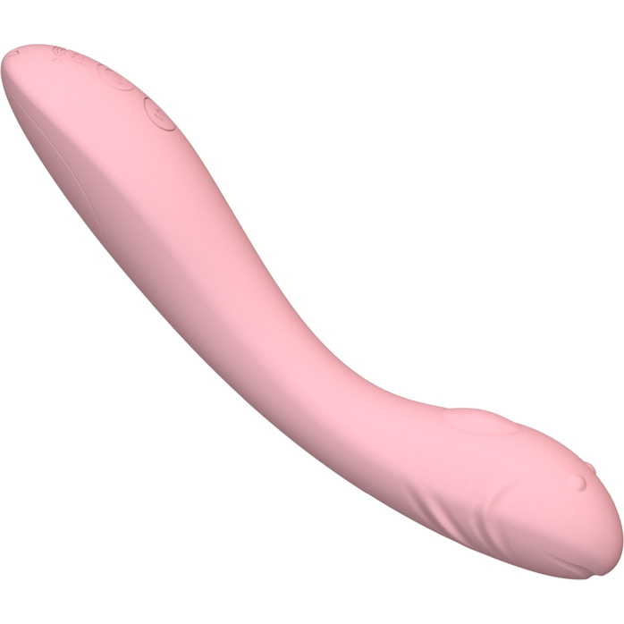 Розовый вибратор для точки G - 20,5 см. Фотография 6.