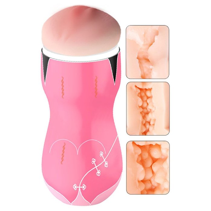 Телесный мастурбатор-вагина Cup 01. Фотография 2.