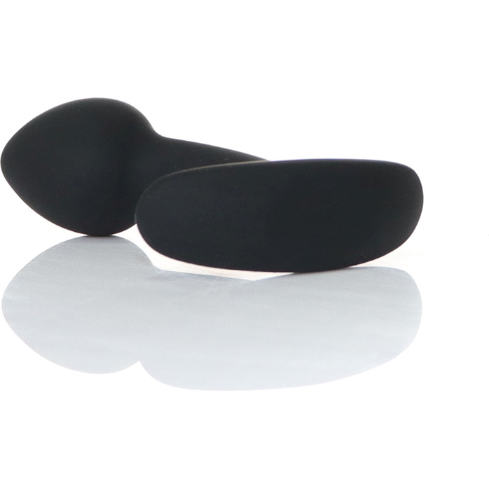 Черная анальная втулка Curved - 7,5 см. Фотография 6.
