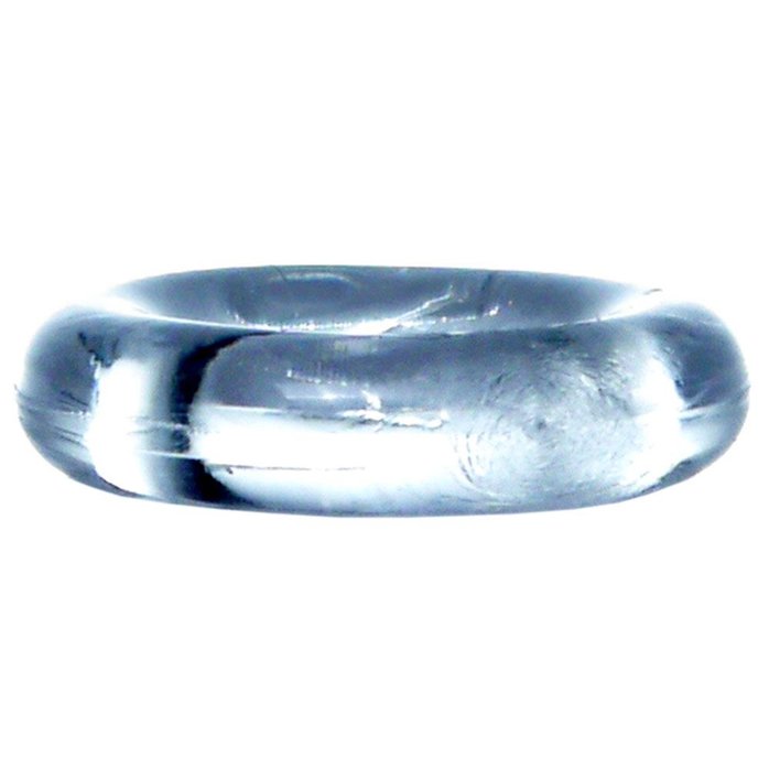 Прозрачное эрекционное кольцо без рельефа. Фотография 3.