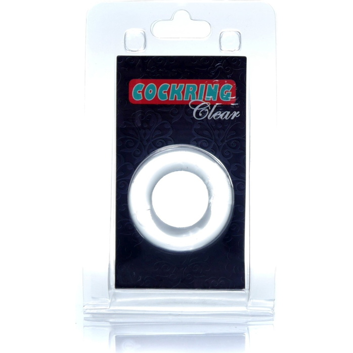 Прозрачное эрекционное кольцо без рельефа. Фотография 4.