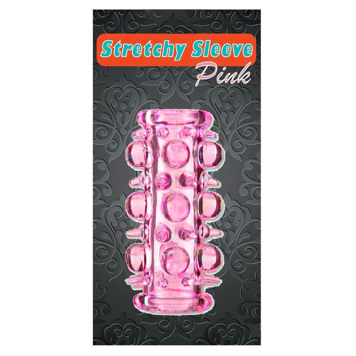 Розовая насадка на пенис с шипами и шишечками. Фотография 2.