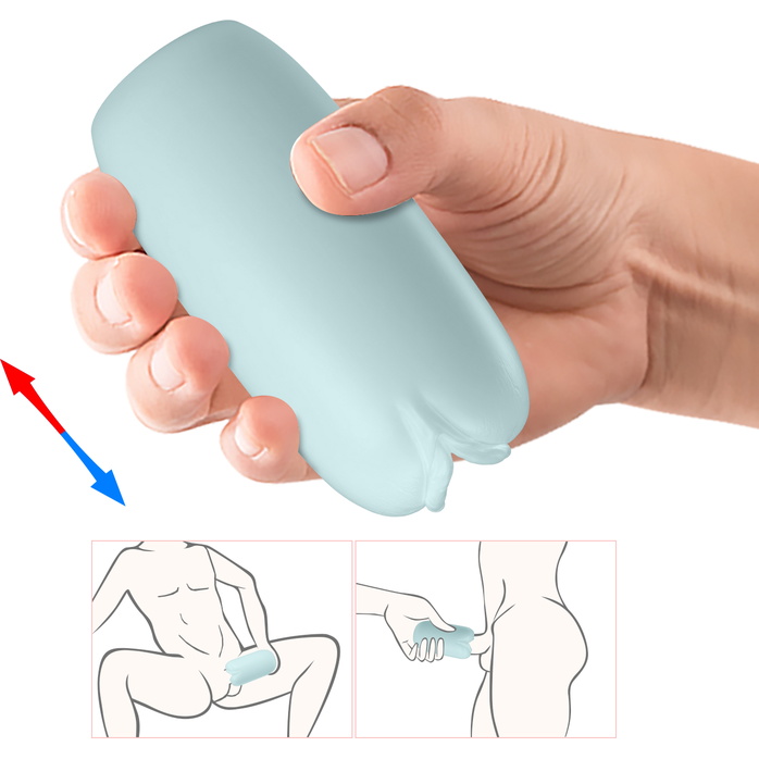 Голубой мастурбатор-вагина Olga - Pretty Love. Фотография 6.