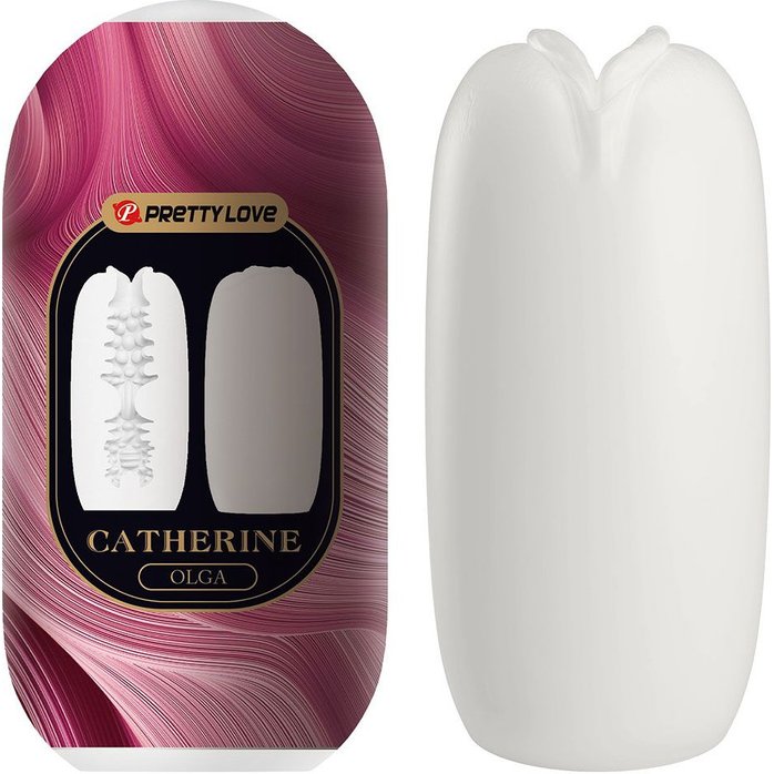 Белый мастурбатор-вагина Olga - Pretty Love. Фотография 2.
