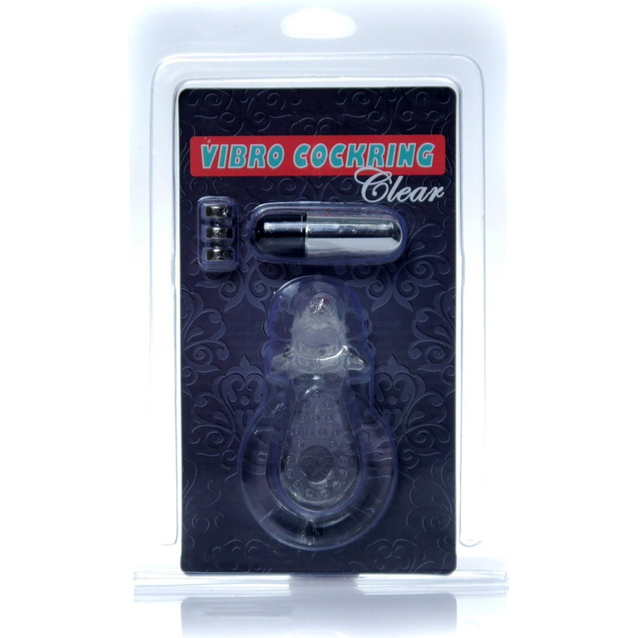 Прозрачное эрекционное виброкольцо с дельфином. Фотография 7.