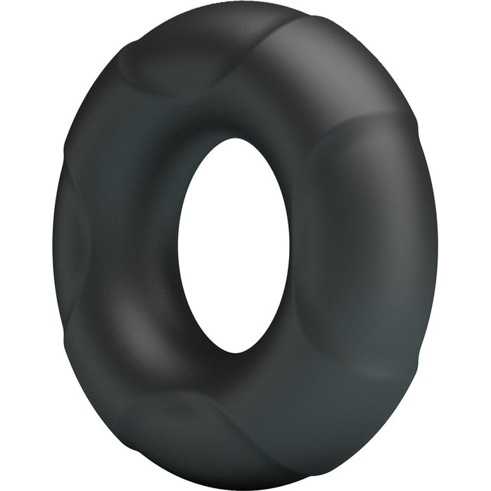 Черное эрекционное кольцо Arvell - Crazy Bull