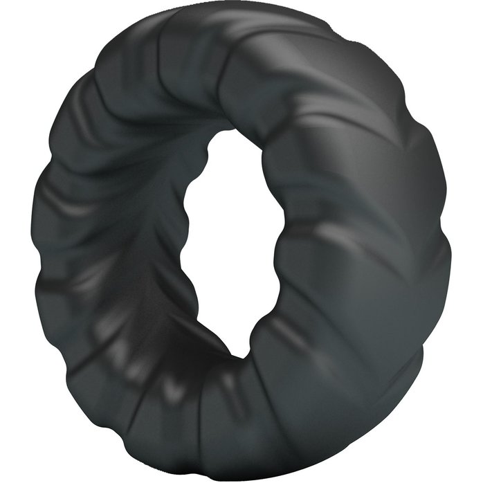 Черное эрекционное кольцо Jeriko - Crazy Bull