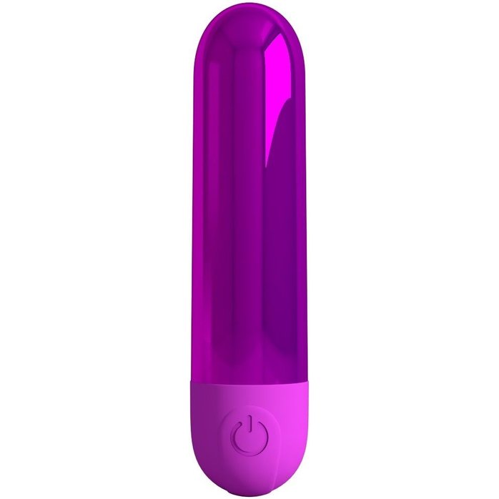 Лиловая перезаряжаемая вибропуля Kiwi - Pretty Love