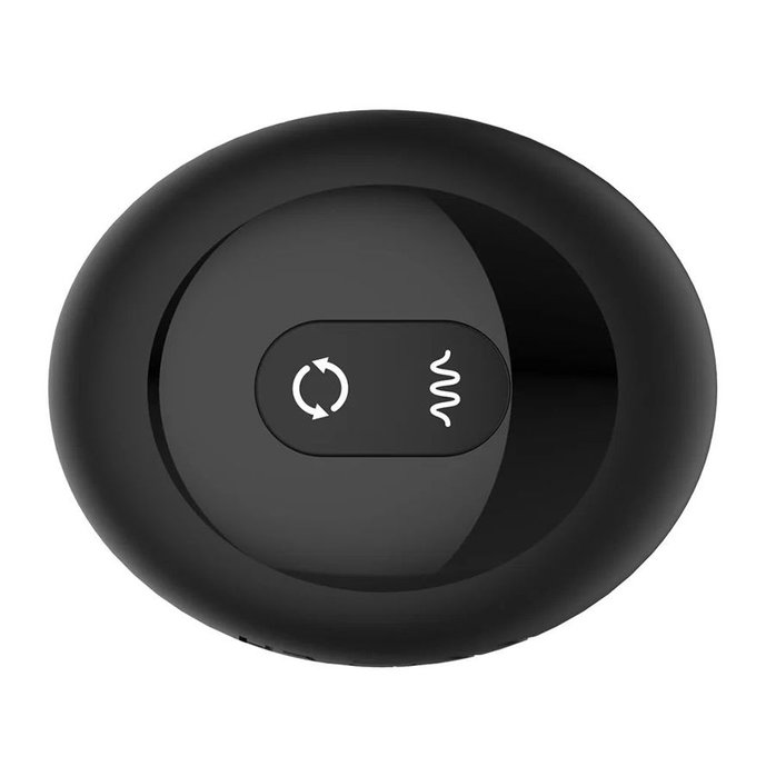 Черная анальная вибровтулка Nexus Tornado Medium с функцией вращения. Фотография 3.