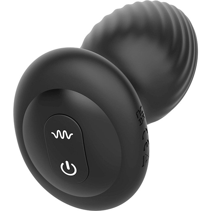 Черная анальная вибровтулка Nexus Tornado Large с функцией вращения. Фотография 3.