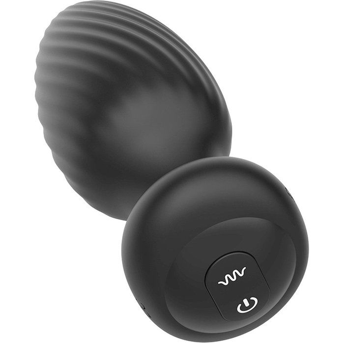 Черная анальная вибровтулка Nexus Tornado Extra Large с функцией вращения. Фотография 2.