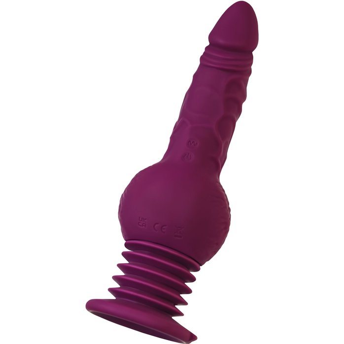 Фиолетовая мини-машина для секса Striker с пультом ДУ - 23,5 см - MotorLovers. Фотография 2.