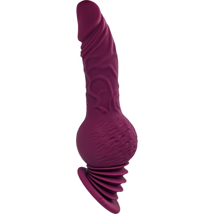 Фиолетовая мини-машина для секса Striker с пультом ДУ - 23,5 см - MotorLovers. Фотография 4.