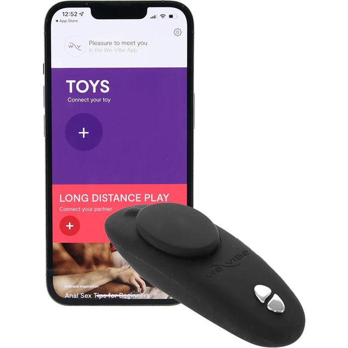 Черный вибратор We-Vibe Moxie. Фотография 3.