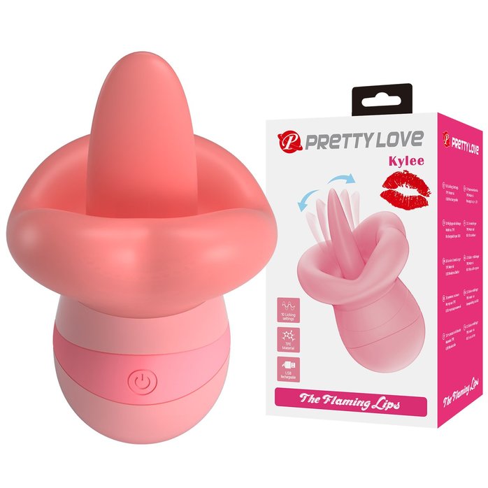 Розовый клиторальный стимулятор Kylee - Pretty Love. Фотография 3.