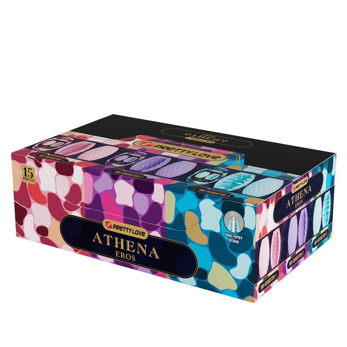 Набор из 15 мастурбаторов Athena - Pretty Love. Фотография 2.