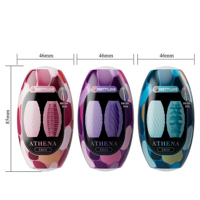 Набор из 15 мастурбаторов Athena - Pretty Love. Фотография 8.
