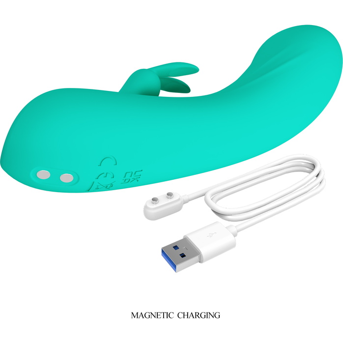 Зеленый мини-вибратор DJ Stick - 12,7 см - Pretty Love. Фотография 8.