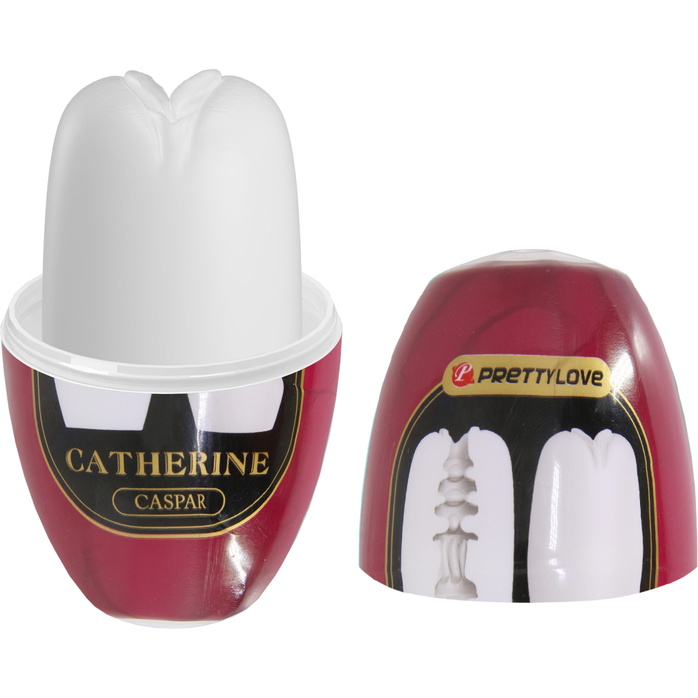 Белый мастурбатор-вагина Catherine - Pretty Love. Фотография 4.