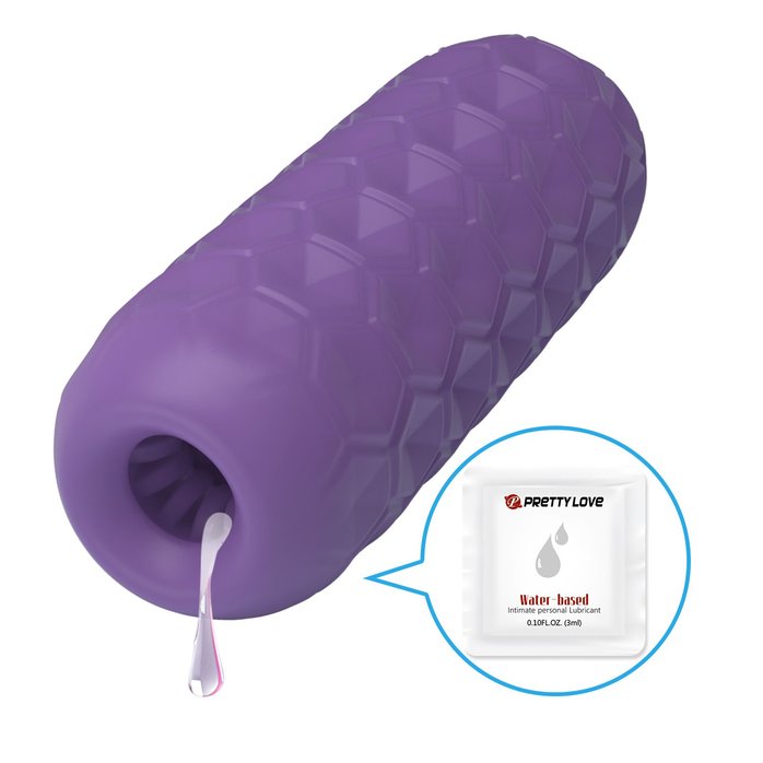 Фиолетовый мастурбатор Venus-X Twin balls - Pretty Love. Фотография 4.