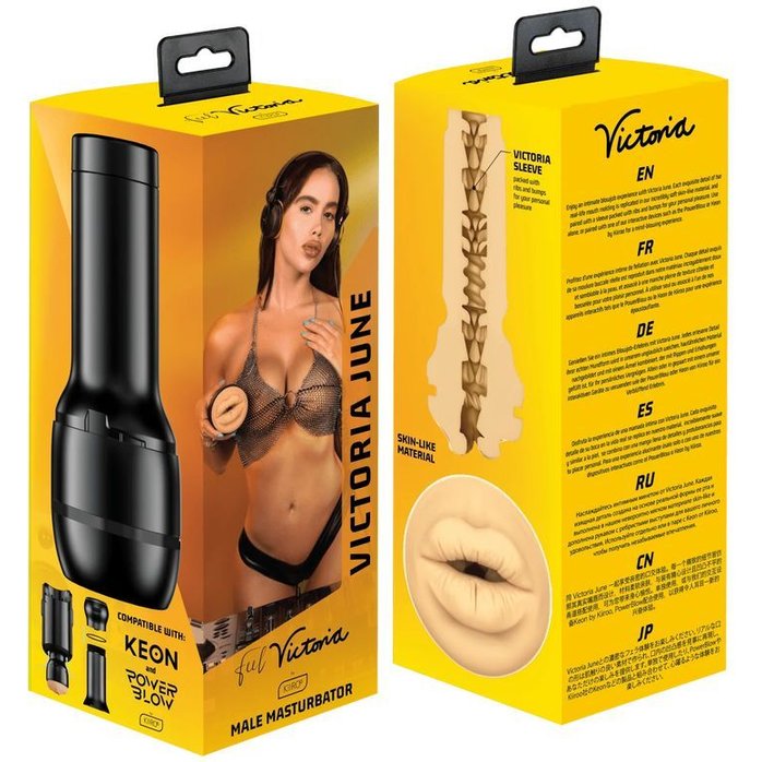 Мастурбатор-ротик Kiiroo Feel Victoria Mouth. Фотография 2.