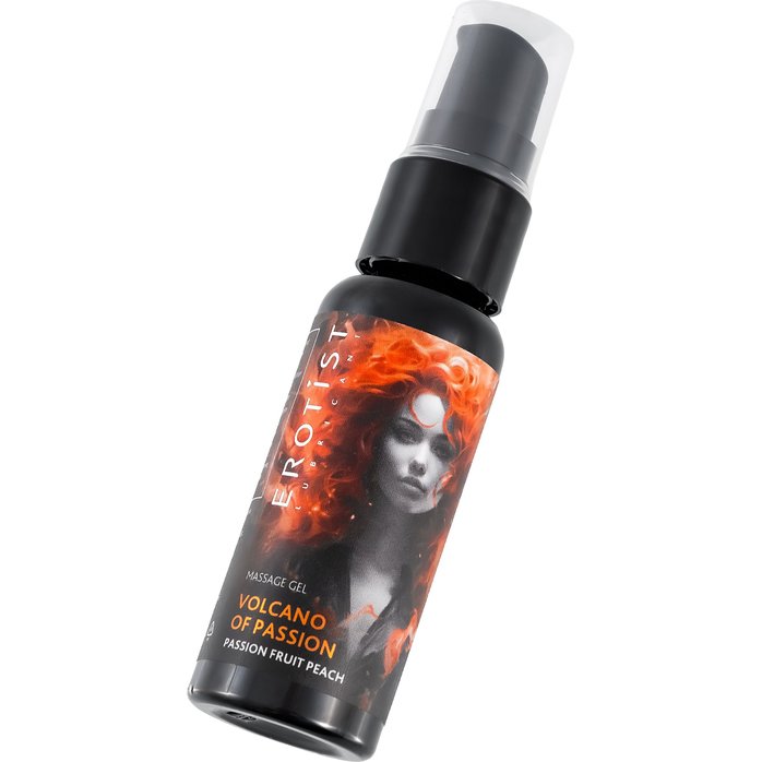 Гель с эффектом вибрации Volcano Of Passion со вкусом персика и маракуйи - 25 мл. Фотография 2.