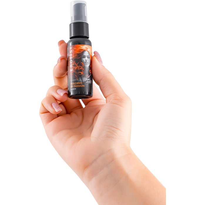 Гель с эффектом вибрации Volcano Of Passion со вкусом манго - 25 мл. Фотография 6.
