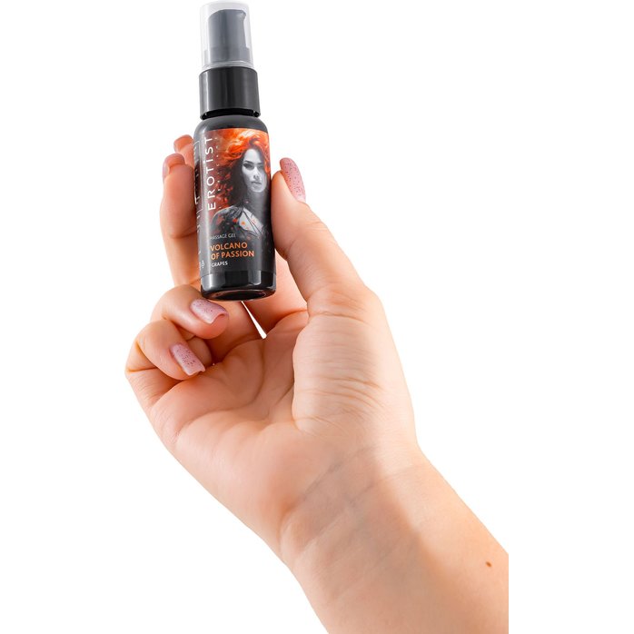 Гель с эффектом вибрации Volcano Of Passion со вкусом винограда - 25 мл. Фотография 6.