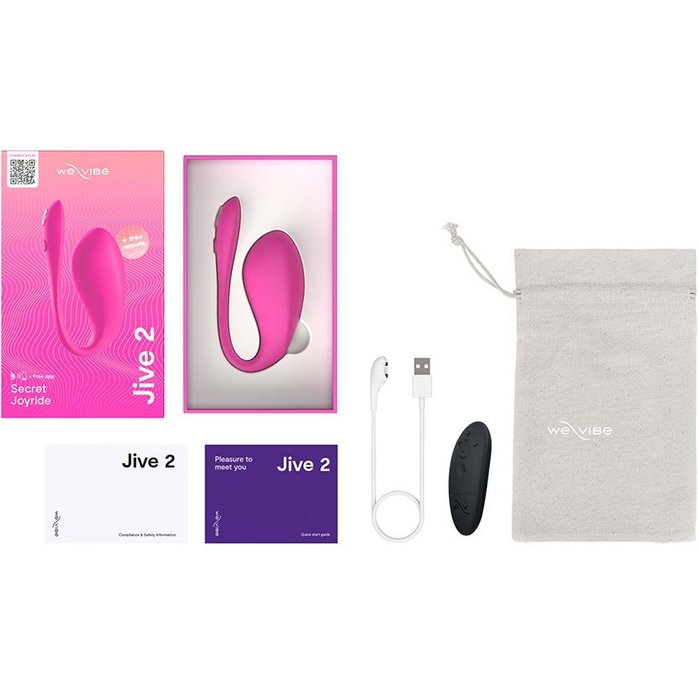 Розовый вибратор We-Vibe Jive 2. Фотография 7.
