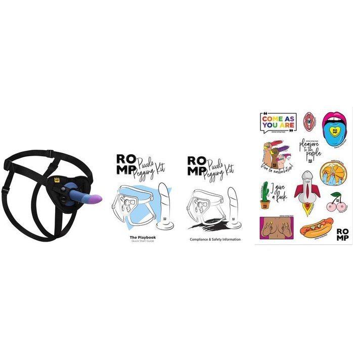Страпон унисекс Romp Piccolo Pegging Kit. Фотография 4.