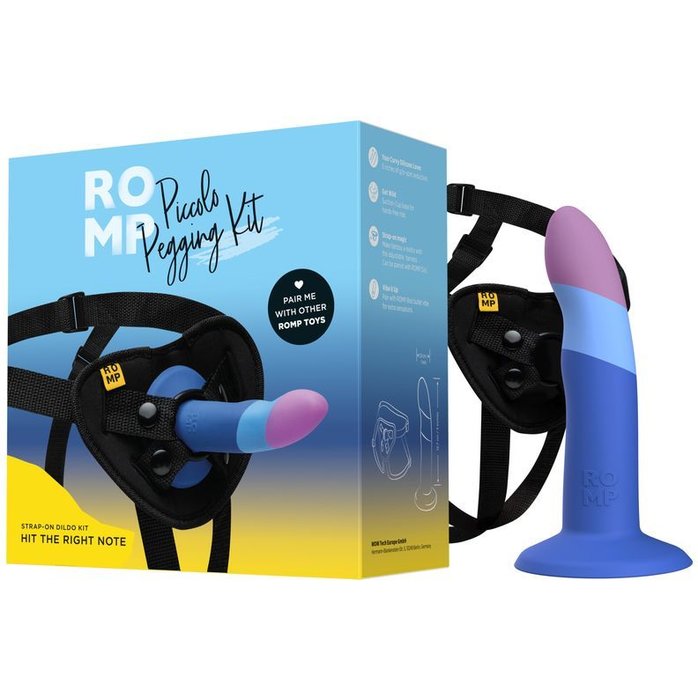 Страпон унисекс Romp Piccolo Pegging Kit. Фотография 5.