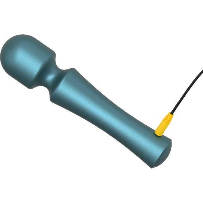 Зеленый wand-вибратор Romp Presto - 20 см. Фотография 3.