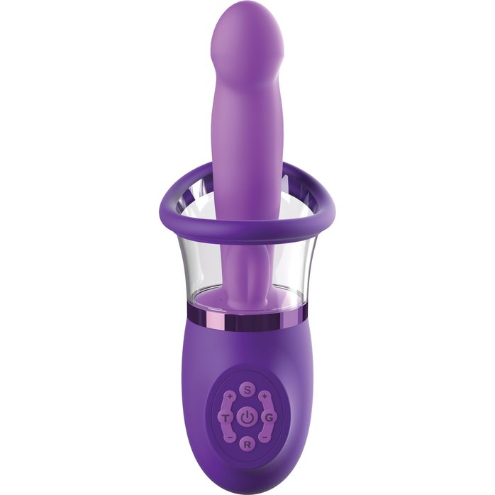 Фиолетовая помпа-вибратор Ultimate Pleasure Pro Plus - Fantasy For Her. Фотография 2.