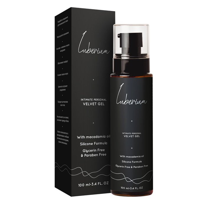 Интимный гель на силиконовой основе с маслом макадамии Luberium Velvel Gel - 100 мл