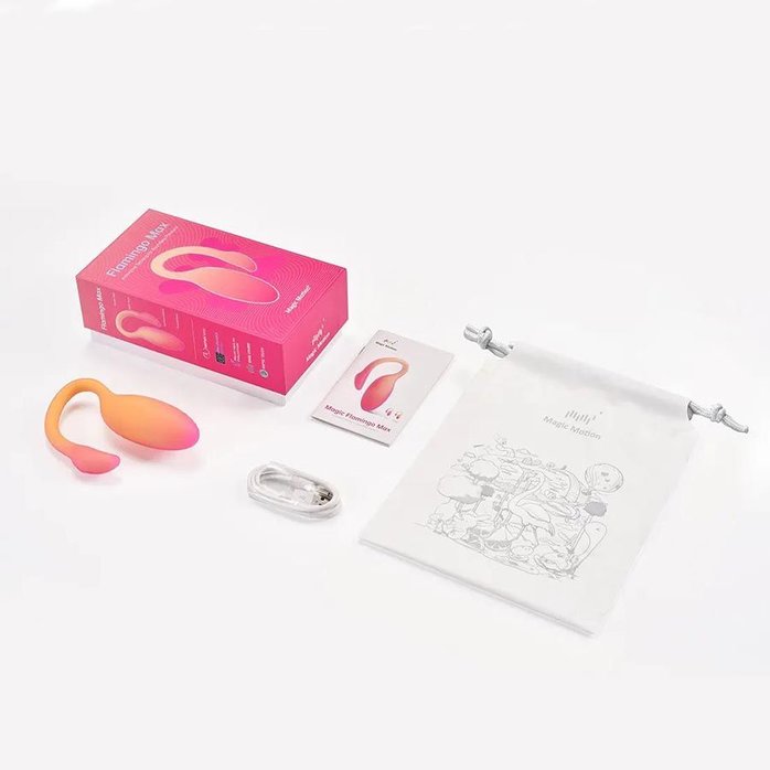 Оранжевый вибратор Flamingo Max. Фотография 5.