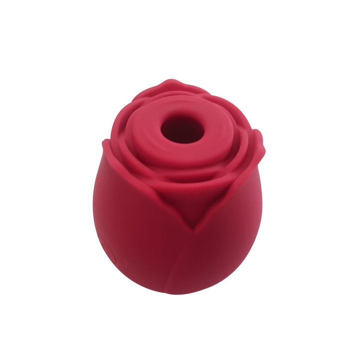 Изящный вакуумный стимулятор в форме розы. Фотография 2.