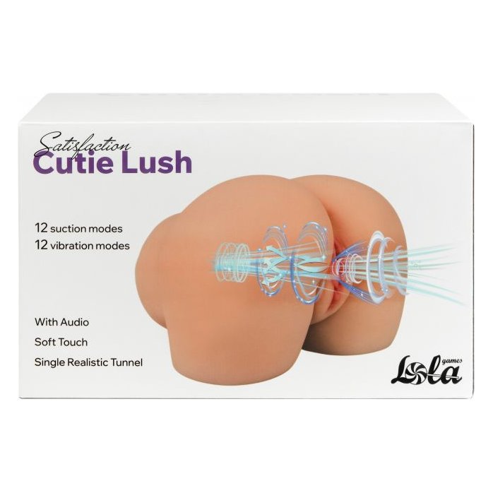 Мастурбатор-вагина с вибрацией и всасыванием Cutie Lush - Satisfaction. Фотография 11.