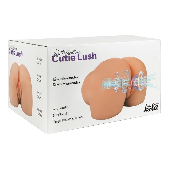 Мастурбатор-вагина с вибрацией и всасыванием Cutie Lush - Satisfaction. Фотография 10.
