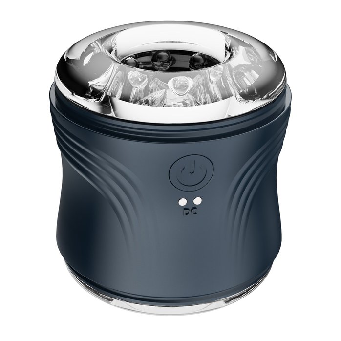 Сквозной мастурбатор в колбе с вибрацией. Фотография 3.