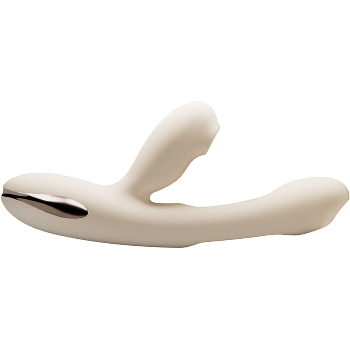 Хай-тек вибратор с таппингом и вакуумом Angela - 21,8 см. Фотография 4.