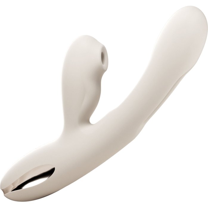 Хай-тек вибратор с таппингом и вакуумом Angela - 21,8 см. Фотография 5.